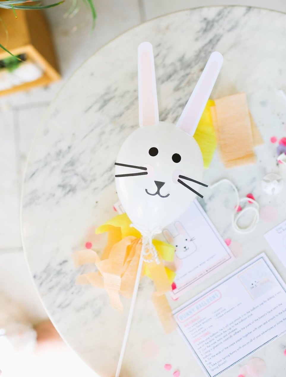 DIY Bunny Balloon Hello Rascal Kids